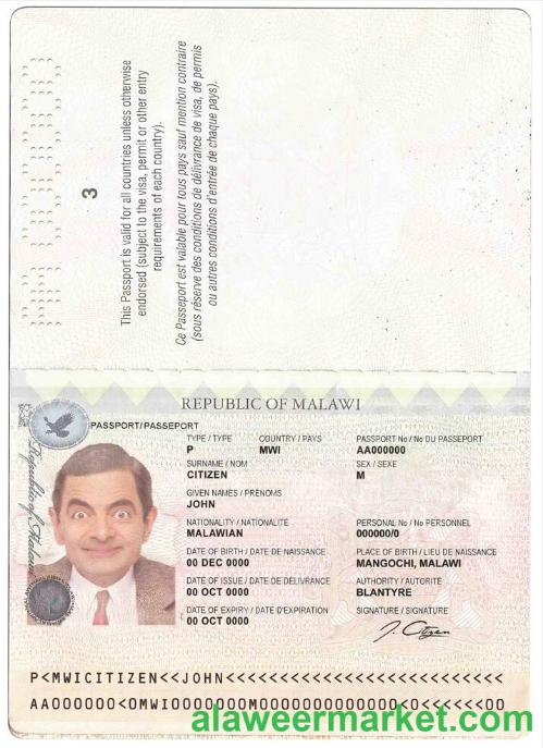 Malawi passport